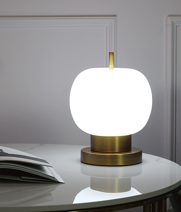 라우드 1등 스텐드, LED스탠드, 무드조명, 테이블조명 (사과모양)