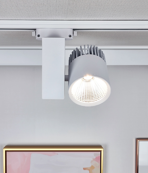 LED COB 스타일 레일스포트, 레일조명 (30W 블랙 화이트)