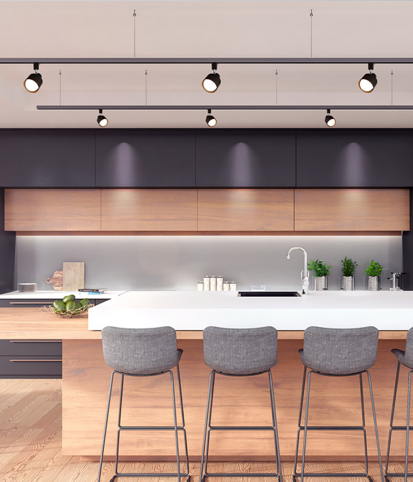 바이 이중원통 레일 [블랙,화이트]